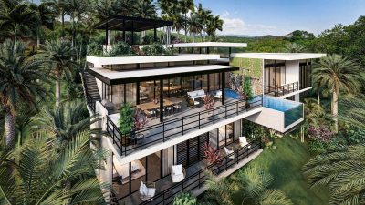 Casa Tree Top Retreat luxury jungle home in Senderos Tamarindo with infinity pool, rooftop terrace, and modern architecture