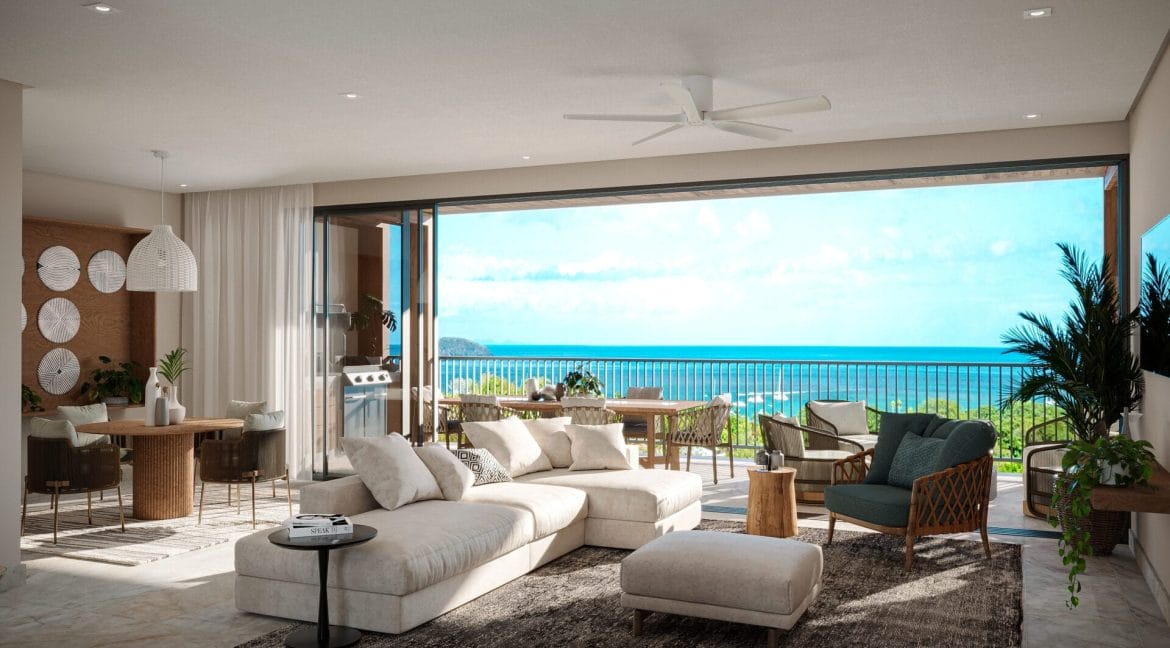 View of Pacífico Luxury Condos Playas del Coco 1BR, Pools & Beach Club| Costa ...