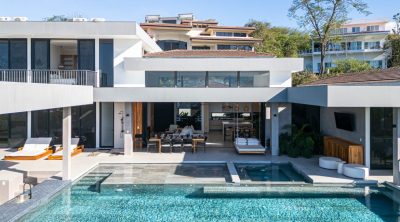 Oceanview luxury home with infinity pool and outdoor living at Casa Stone in Pacifico Coastal Living, Playas del Coco, Costa Rica