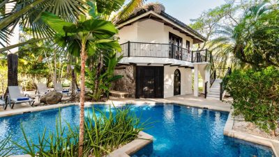 Golf Front Home Hacienda Pinilla with pool and tropical garden, luxury home near Tamarindo Costa Rica