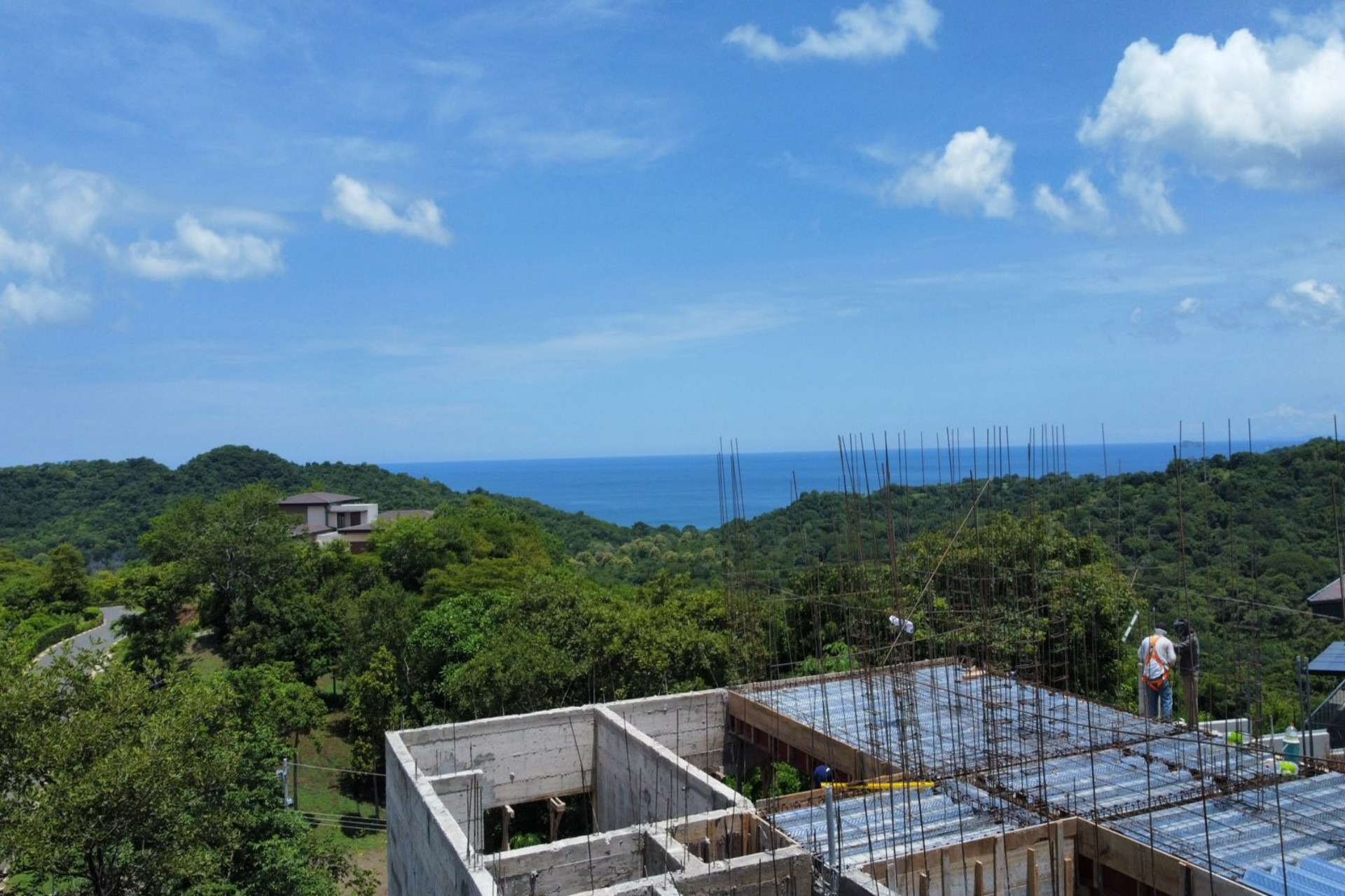 Ocean view from Casa Serenidad construction site in Las Ventanas, Playa Grande | Costa Rica Real Estate CR