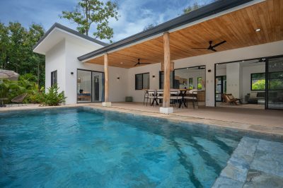 Casa Ginger Rio Santos modern pool home with covered terrace in Guanacaste, Costa Rica Realestate CR.