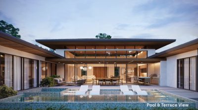 Casa del León luxury beachfront home with pool and terrace in Las Golondrinas, Hacienda Pinilla