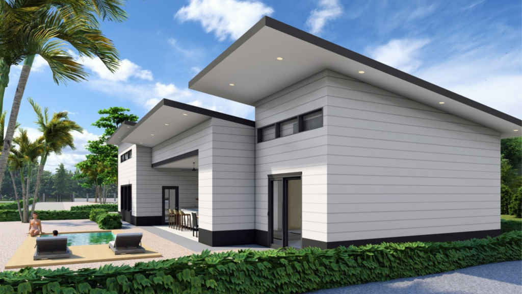 Modern forest-side home at Potrero Hills in Potrero, Costa Rica, representing homes in Potrero Hills Costa Rica within a natural setting.