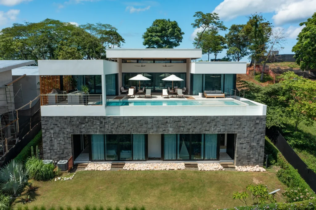 Casa Camino Playa Grande modern villa with infinity pool and terrace in a gated community Playa Grande Costa Rica