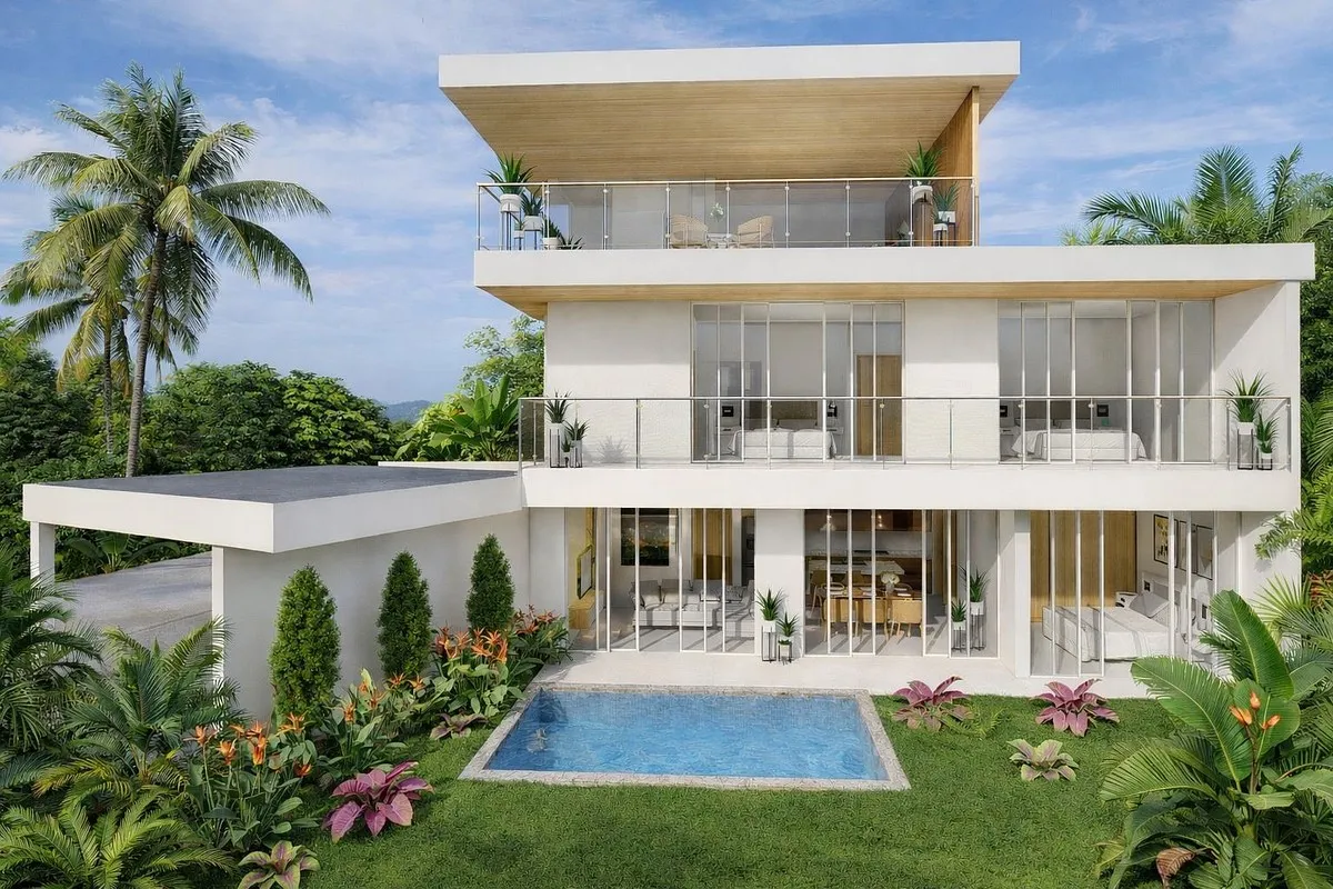Casa Brisa del Mar modern ocean-view home with private pool and terrace near Playas del Coco Costa Rica