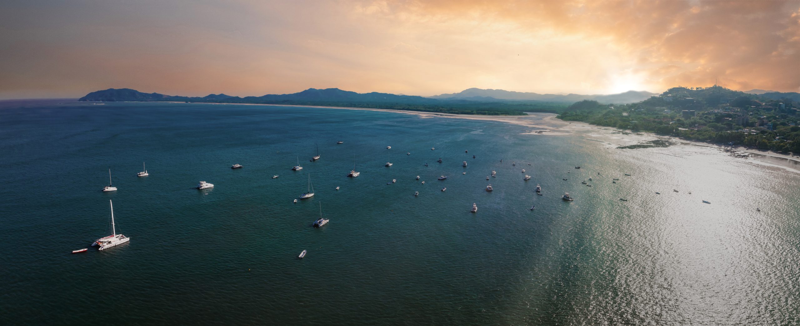 Playa Potrero coastline near Villagio 2 Unit 408 2 bedroom condo Playa Potrero Costa Rica with beach views