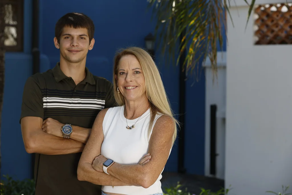 Gina and Daniel Briguglio of Costa Rica Real Estate CR outside a Guanacaste home.