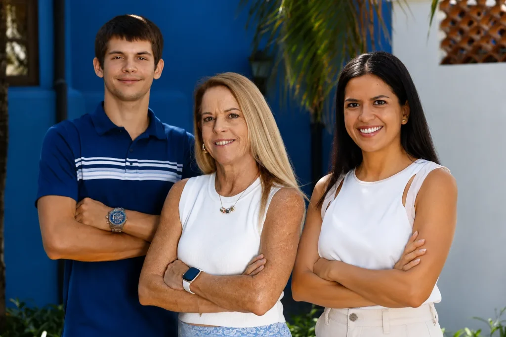 Gina, Daniel and Vicki of the Costa Rica Real Estate CR team